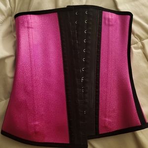 Ann Chery waist trainer-metallic Pink
